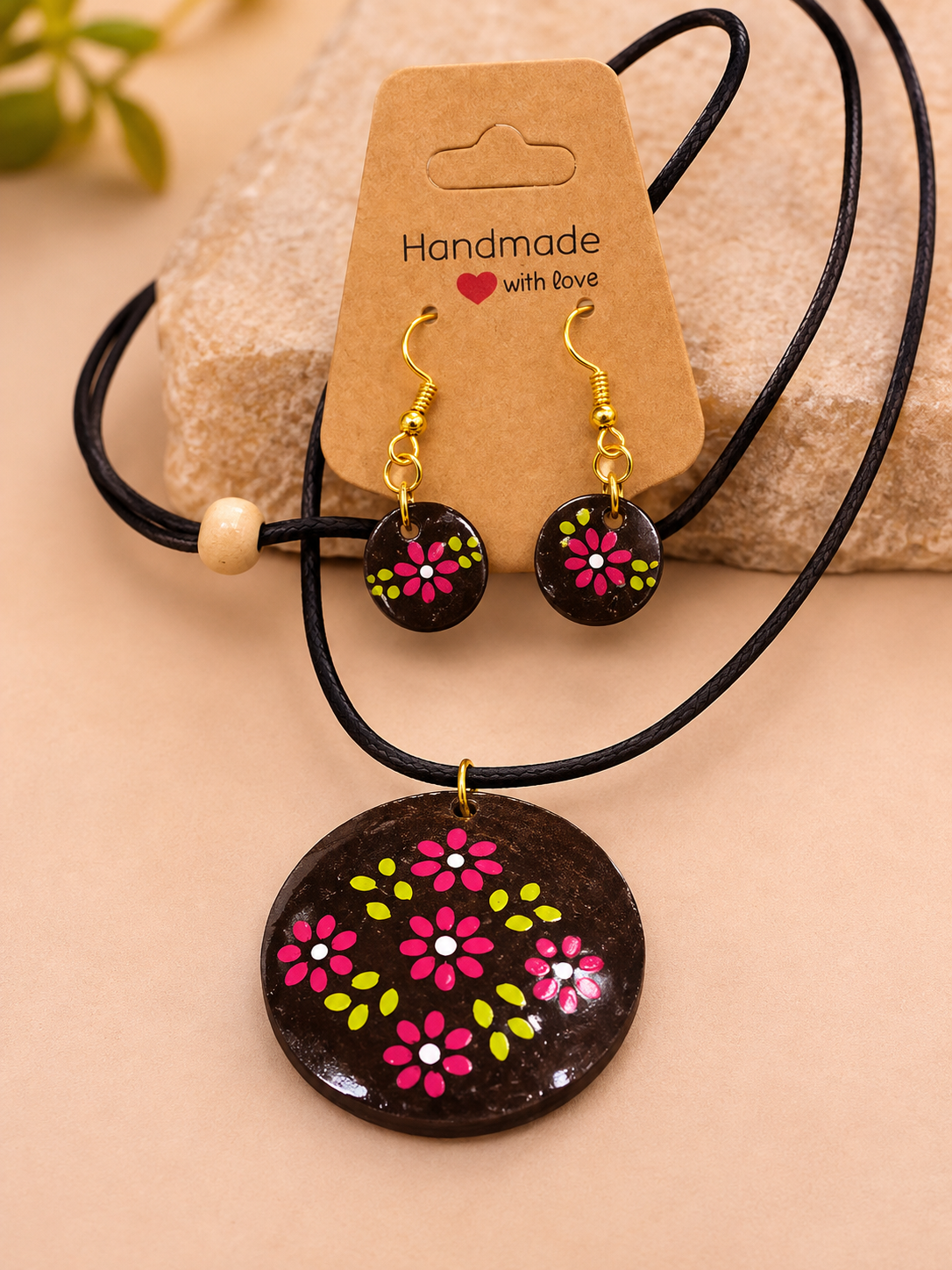 Pendant set - Pink Petal Bloom